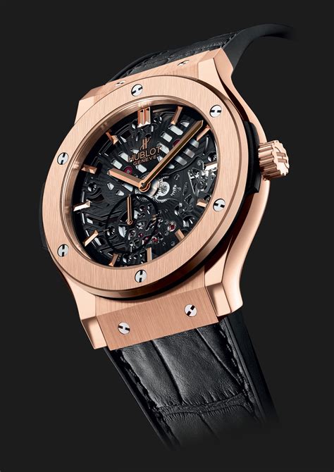 hublot classic fusion extra thin skeleton watch|Hublot classic fusion original.